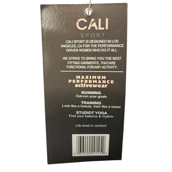 NWT Cali Sport Women’s Sleeveless Hoodie Black in Size XL - Picture 8 of 8